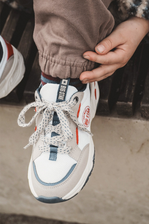 Vaikiški sportiniai bateliai Memory Foam System Big Star JJ374269 baltos spalvos