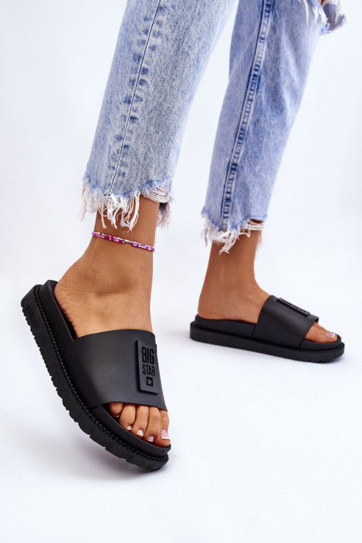 Šlepetės Big Star LL274429 juodos spalvos