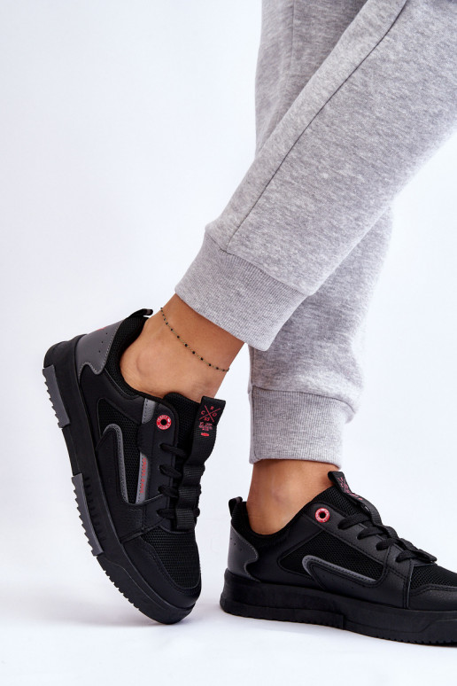 Sneakers modelio batai Cross Jeans LL2R4012C juodos spalvos Sneakers modelio batai Cross Jeans LL2R4012C juodos spalvos