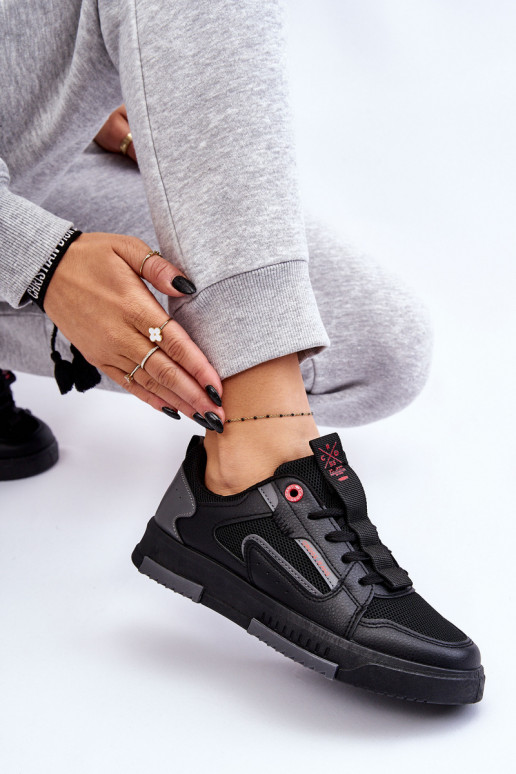 Sneakers modelio batai Cross Jeans LL2R4012C juodos spalvos Sneakers modelio batai Cross Jeans LL2R4012C juodos spalvos