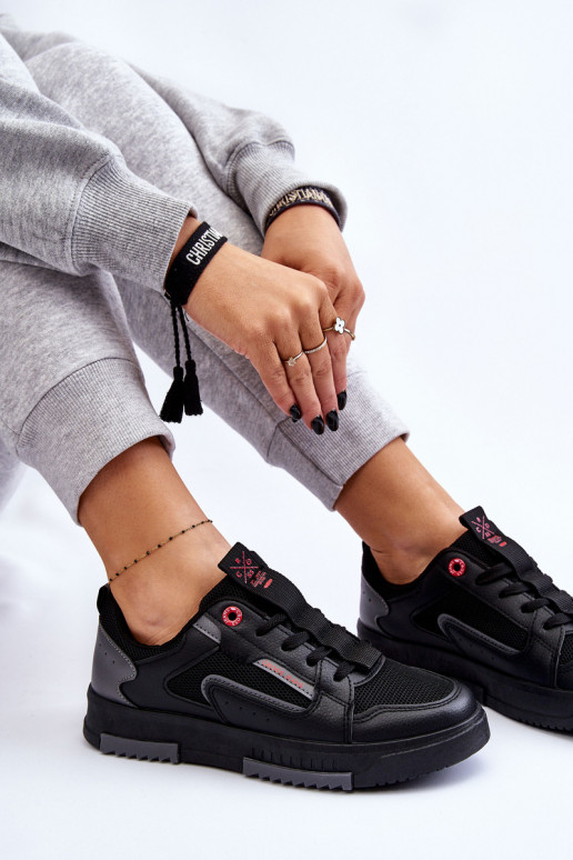 Sneakers modelio batai Cross Jeans LL2R4012C juodos spalvos Sneakers modelio batai Cross Jeans LL2R4012C juodos spalvos