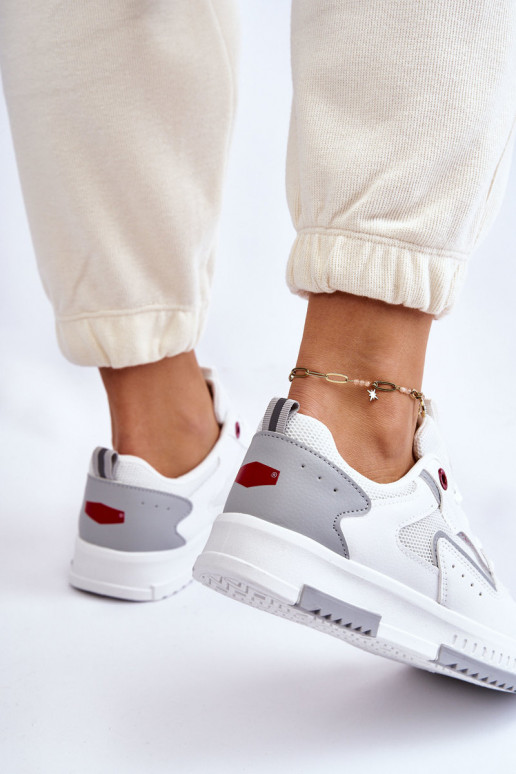 Sneakers modelio batai Cross Jeans LL2R4011C baltos spalvos Sneakers modelio batai Cross Jeans LL2R4011C baltos spalvos