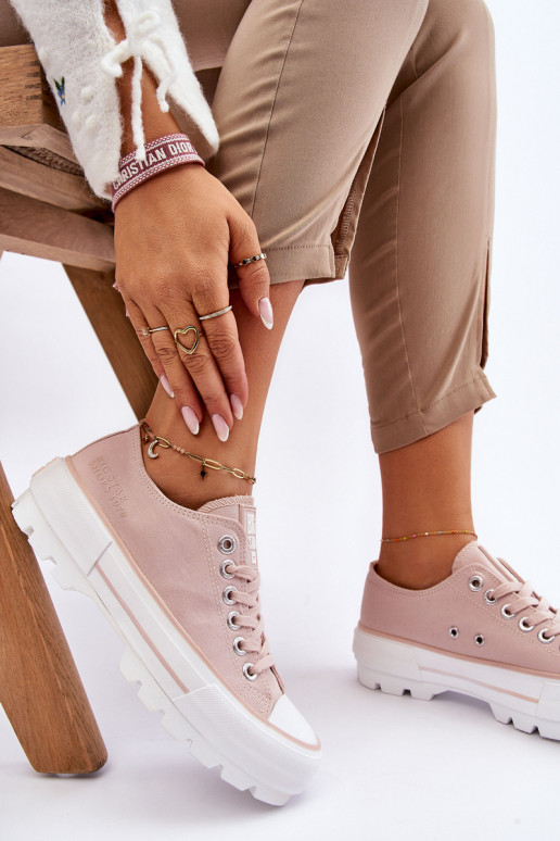 laisvalaikio batai su platforma Big Star LL274151 Nude