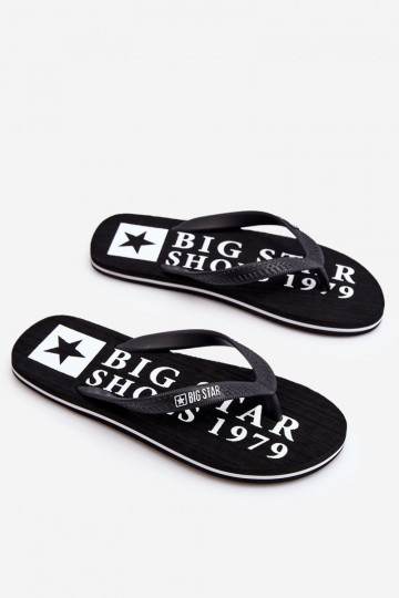 Lengvos šlepetės Big Star LL174444 juodos spalvos 2