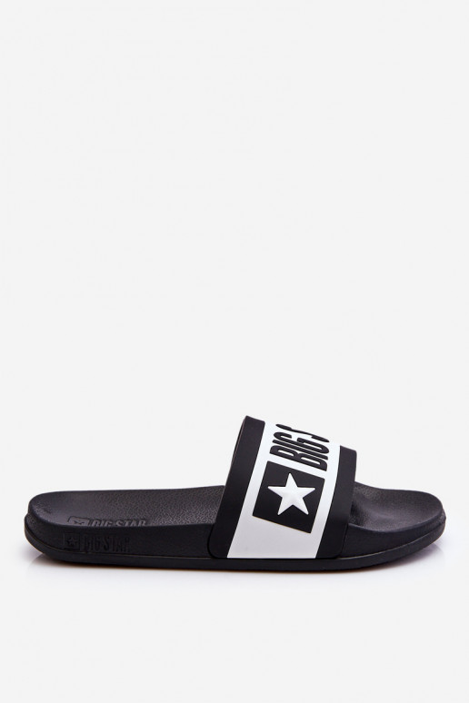 Klasikinio modelio Šlepetės Big Star LL274739 juodos spalvos