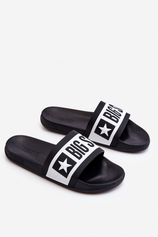 Klasikinio modelio Šlepetės Big Star LL274739 juodos spalvos