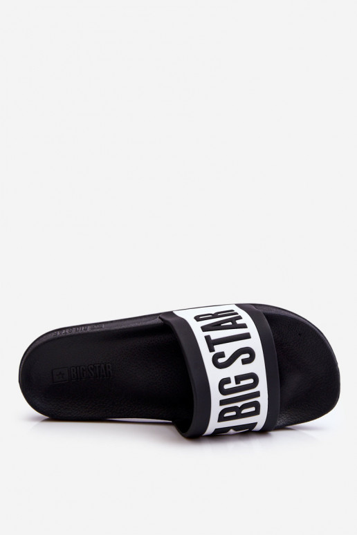 Klasikinio modelio Šlepetės Big Star LL274739 juodos spalvos