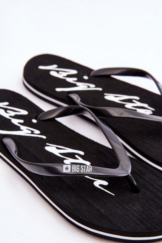 Šlepetės Big Star LL274761 juodos spalvos