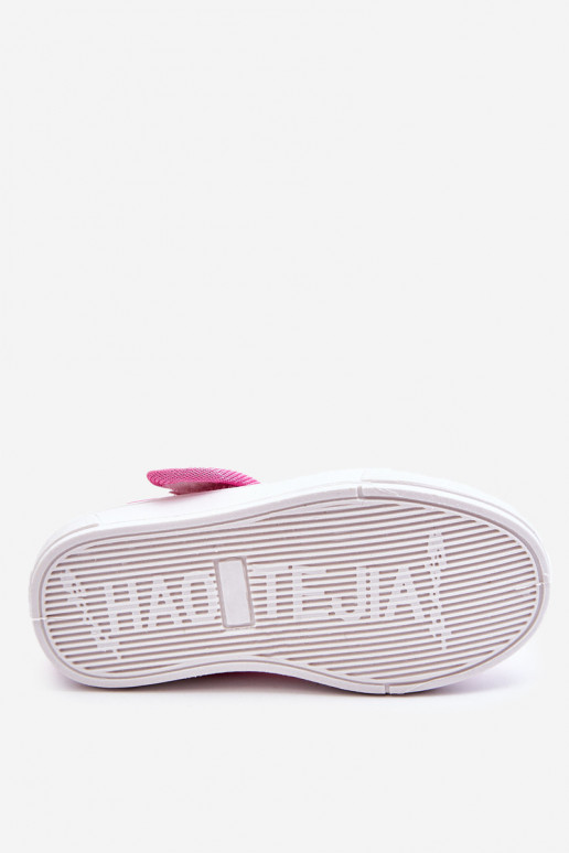 Vaikiškos balerinos su gėlių raštais rožinės spalvos Noah