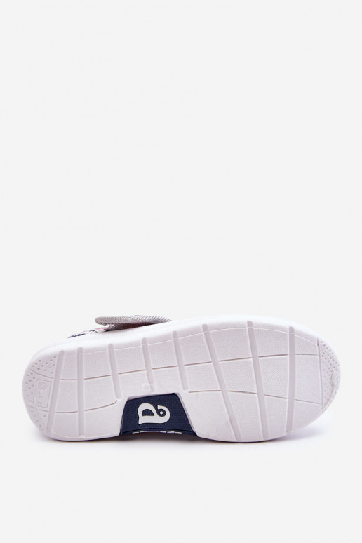 Vaikiškos balerinos su gėlių raštais mėlynos-pilkos spalvos Noah