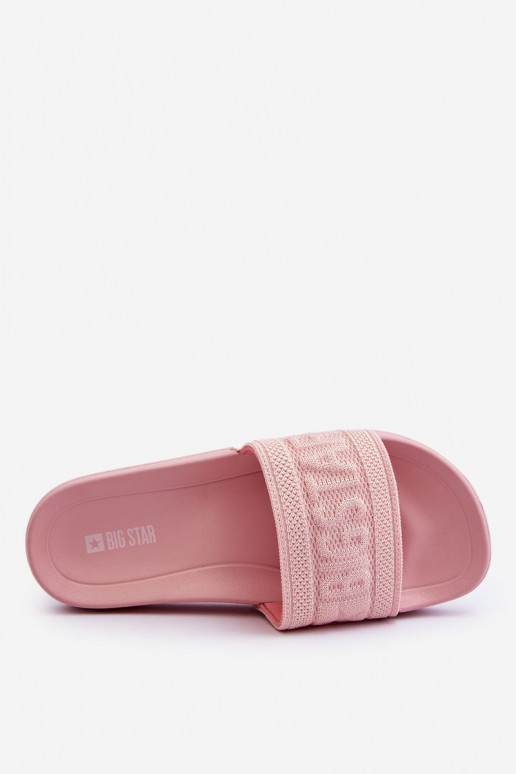 Madingos šlepetės Big Star LL274A157 Šviesaus rausvo atspalvio