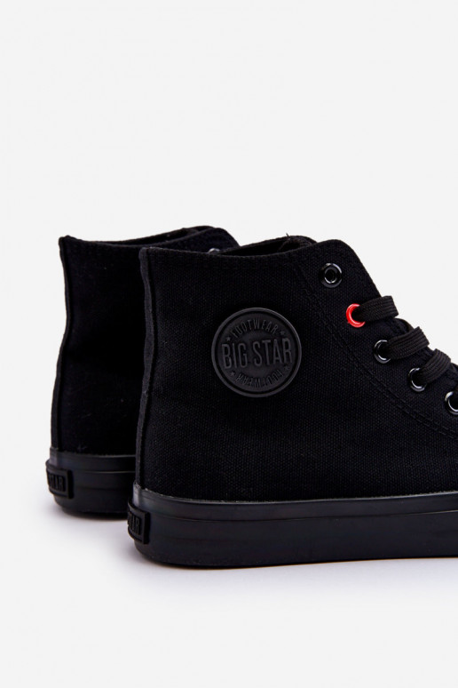Klasikinio modelio laisvalaikio batai su auliuku Big Star T274033 juodos spalvos