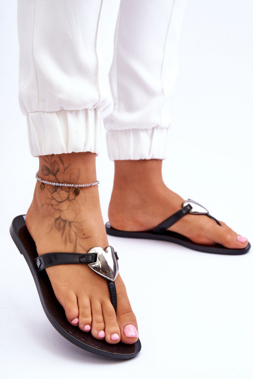 Šlepetės JJ285031 juodos spalvos