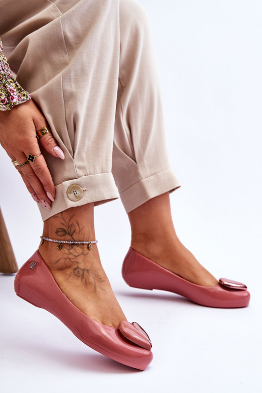 Balerinos LL285028 rožinės spalvos