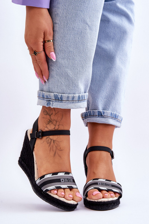 Patogios platforminės basutės Big Star LL274877 juodos spalvos