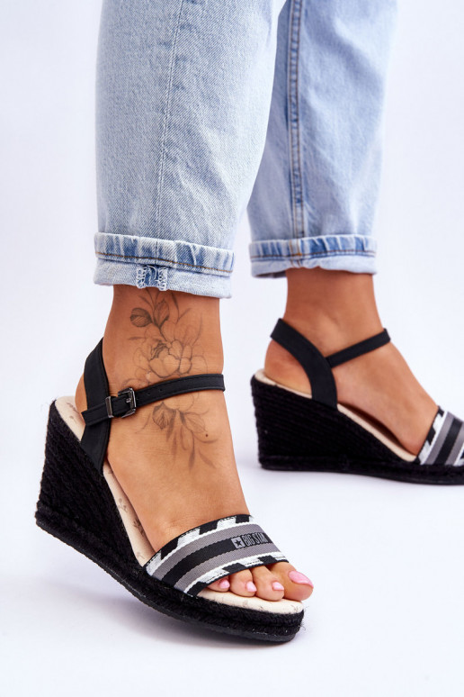 Patogios platforminės basutės Big Star LL274877 juodos spalvos