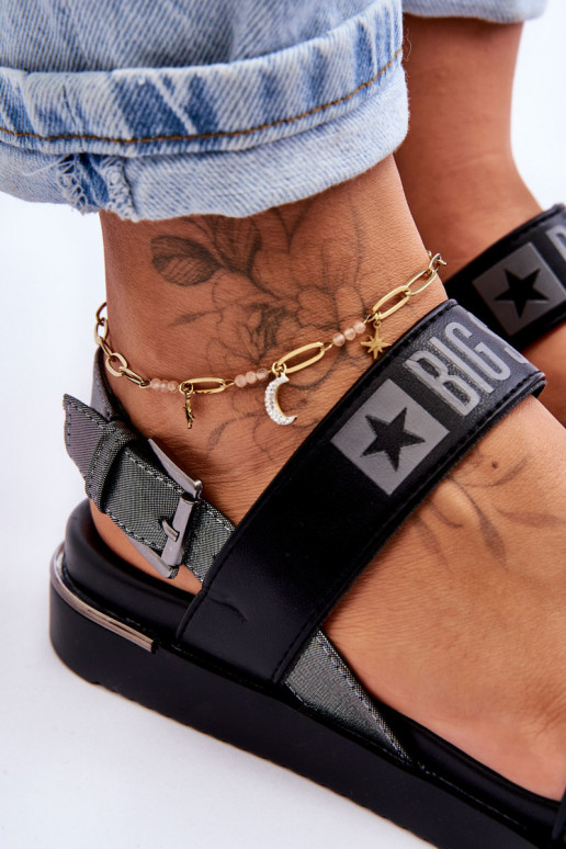 Lygiapadės basutės Big Star LL274938 juodos spalvos