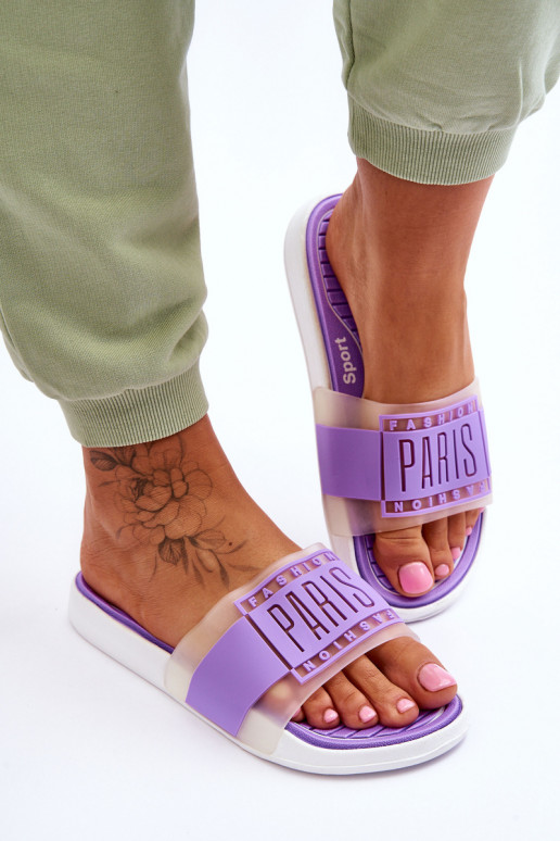 Sportinio stiliaus Šlepetės Violetinės spalvos Sunrise