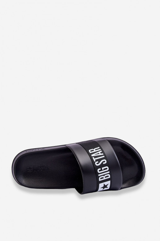 Klasikinio modelio Šlepetės Big Star LL174457 juodos spalvos