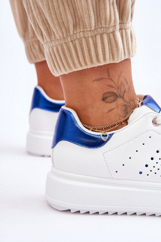 Sportinio stiliaus batai Baltos-mėlynos spalvos Be First!