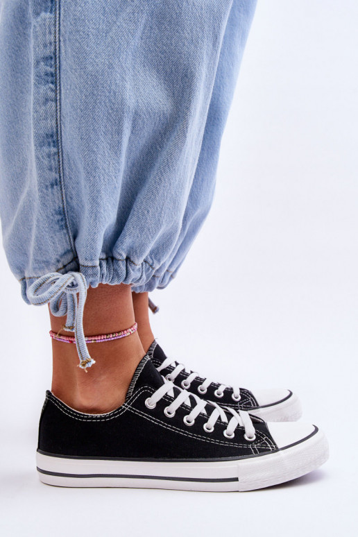 Moteriški klasikinio stiliaus sportiniai bateliai Juodos spalvos Vegas