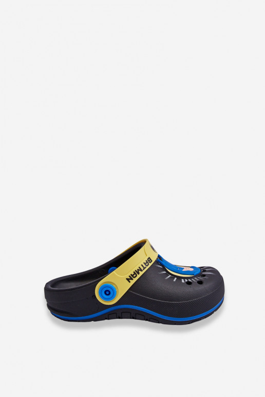 Vaikiškos crocs stiliaus šlepetės Batman Grendene Kids JJ385005 juodos spalvos