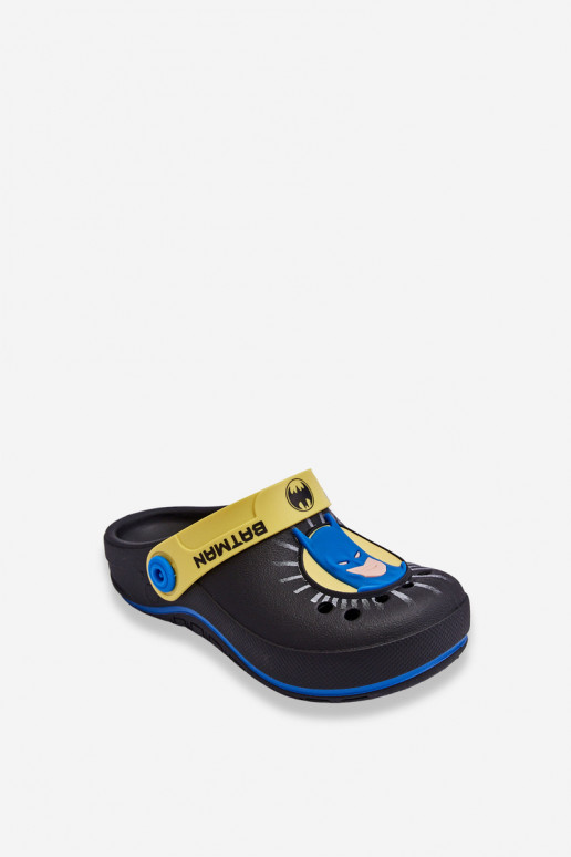Vaikiškos crocs stiliaus šlepetės Batman Grendene Kids JJ385005 juodos spalvos