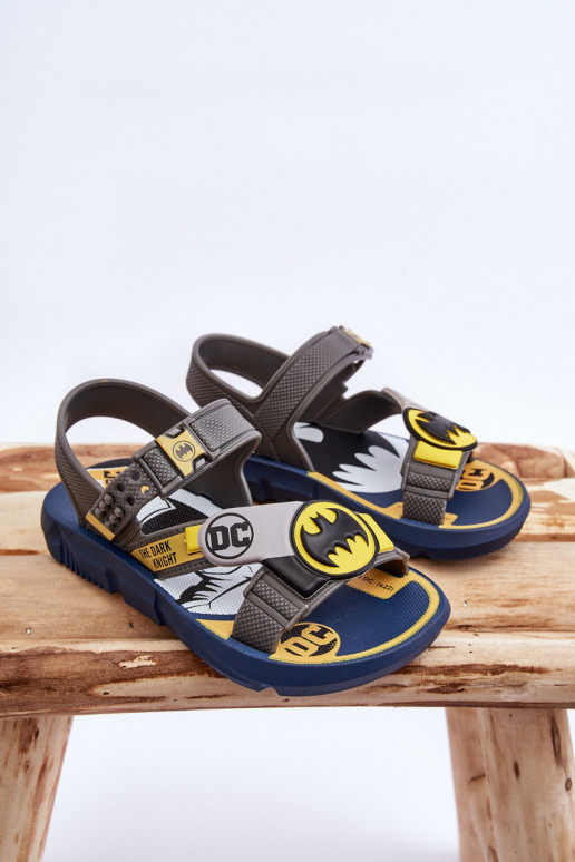 Vaikiškos basutės Batman Grendene Kids JJ385049 pilkos spalvos
