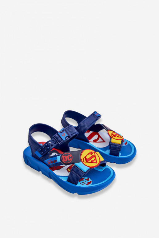 Vaikiškos basutės Superman Grendene Kids JJ385050 mėlynos spalvos
