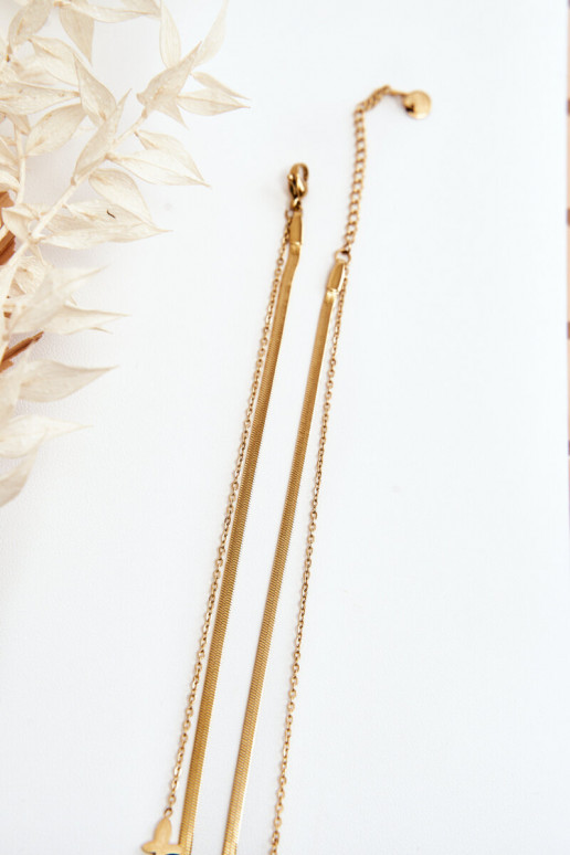 Kaklo papuošalas aukso spalvos