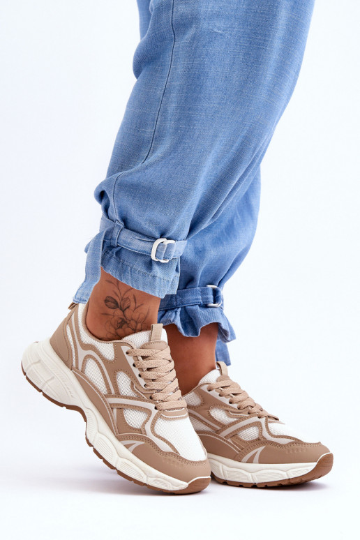 sportiniai bateliai smėlio spalvos Contiro