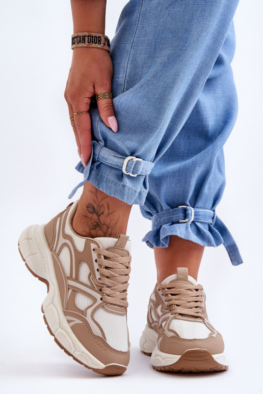 sportiniai bateliai smėlio spalvos Contiro