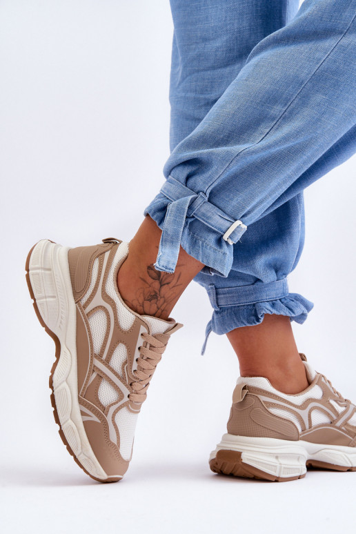 sportiniai bateliai smėlio spalvos Contiro