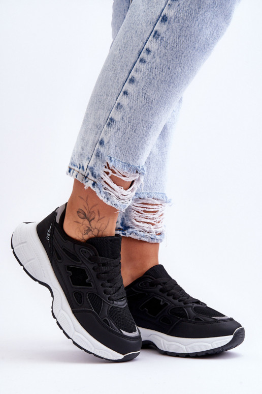 sportiniai bateliai su tinkleliu juodos spalvos Venice