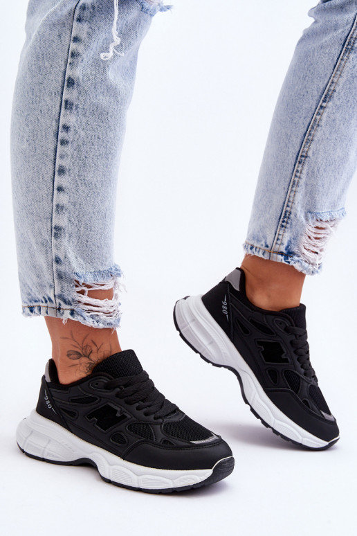 sportiniai bateliai su tinkleliu juodos spalvos Venice