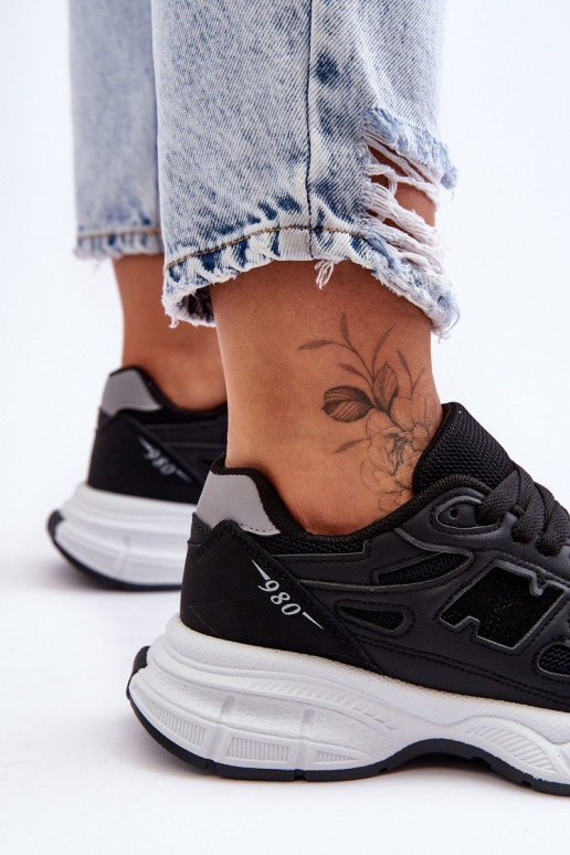 sportiniai bateliai su tinkleliu juodos spalvos Venice