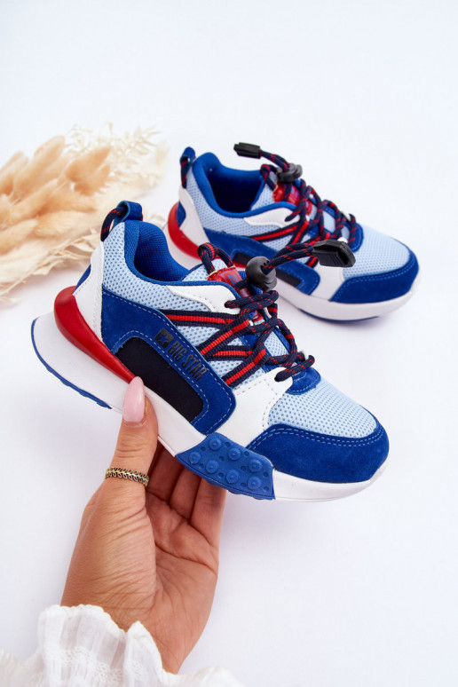 Vaikiški sportiniai bateliai Memory Foam System Big Star LL374220 mėlynos spalvos