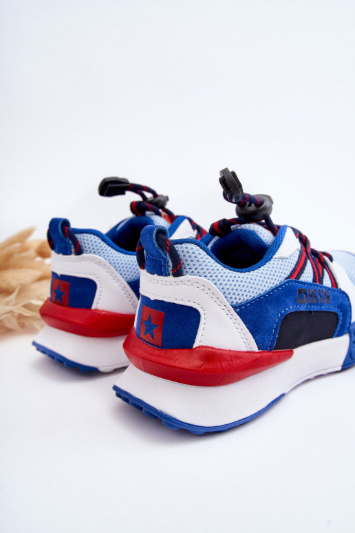 Vaikiški sportiniai bateliai Memory Foam System Big Star LL374220 mėlynos spalvos