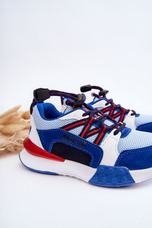 Vaikiški sportiniai bateliai Memory Foam System Big Star LL374220 mėlynos spalvos