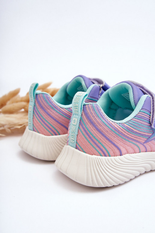 Vaikiški sportiniai bateliai Memory Foam System Big Star LL374151 Violetinės spalvos
