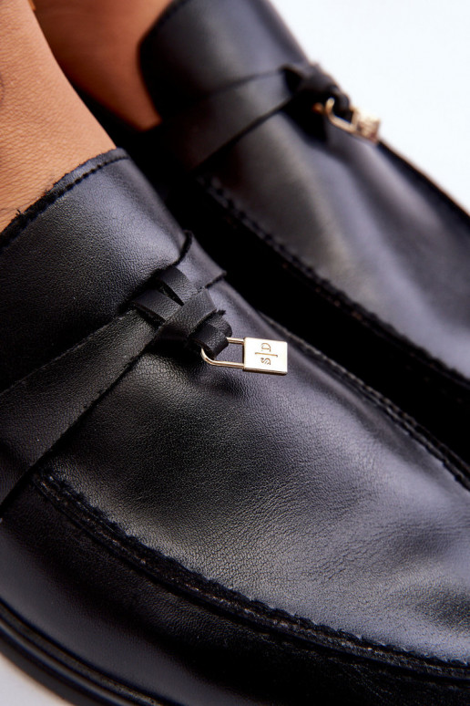 Klasikinio modelio moteriški mokasinai juodos spalvos Cortez