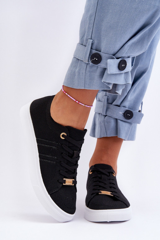 suvarstomi laisvalaikio batai juodos spalvos Etna