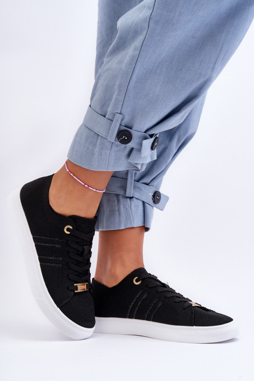 suvarstomi laisvalaikio batai juodos spalvos Etna