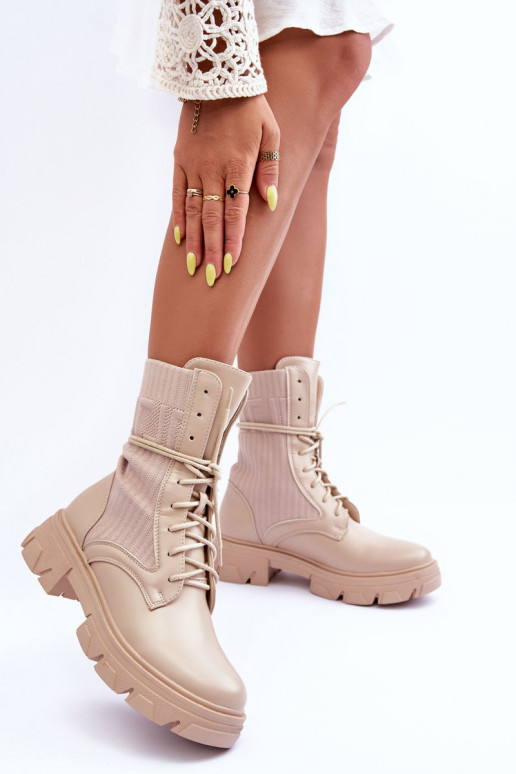 aulinukai su raišteliais smėlio spalvos Marlissa