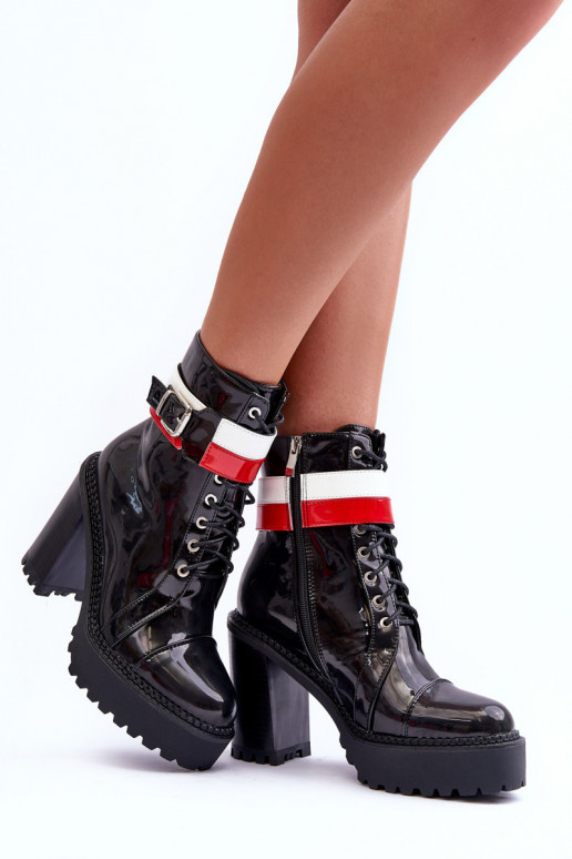 Aulinukai su kulniukais juodos spalvos Adrijana