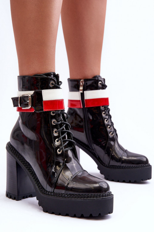 Aulinukai su kulniukais juodos spalvos Adrijana