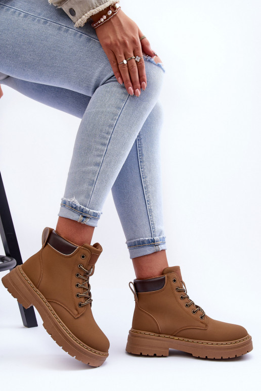 batai Aulinukai pašiltinti smėlio spalvos Corbin