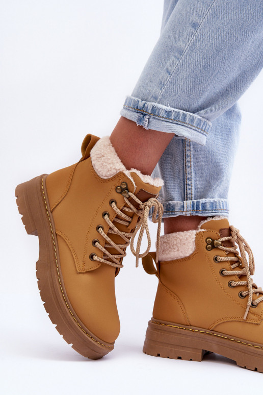 batai su pašiltinimu rudos spalvos Jette