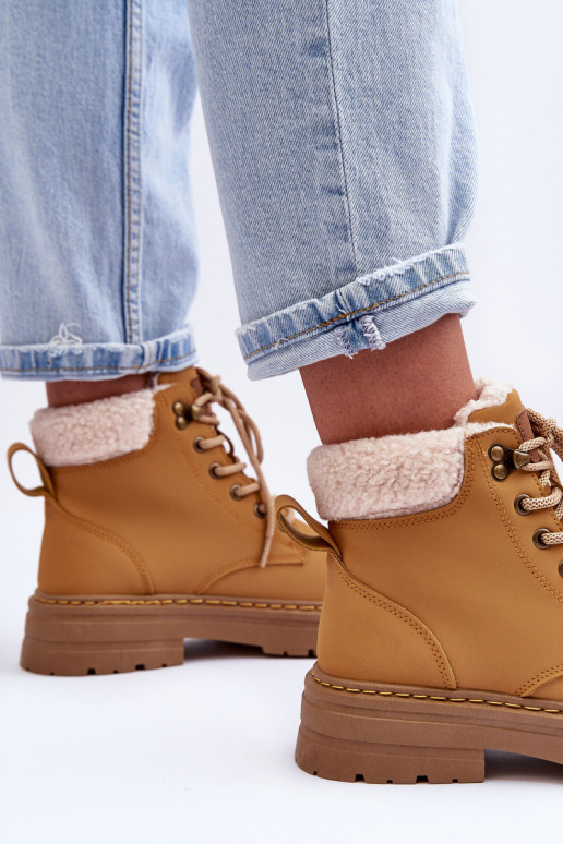 batai su pašiltinimu rudos spalvos Jette