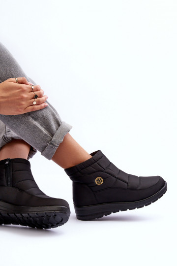 sniego batai  pašiltinti Juodos spalvos Helis 2